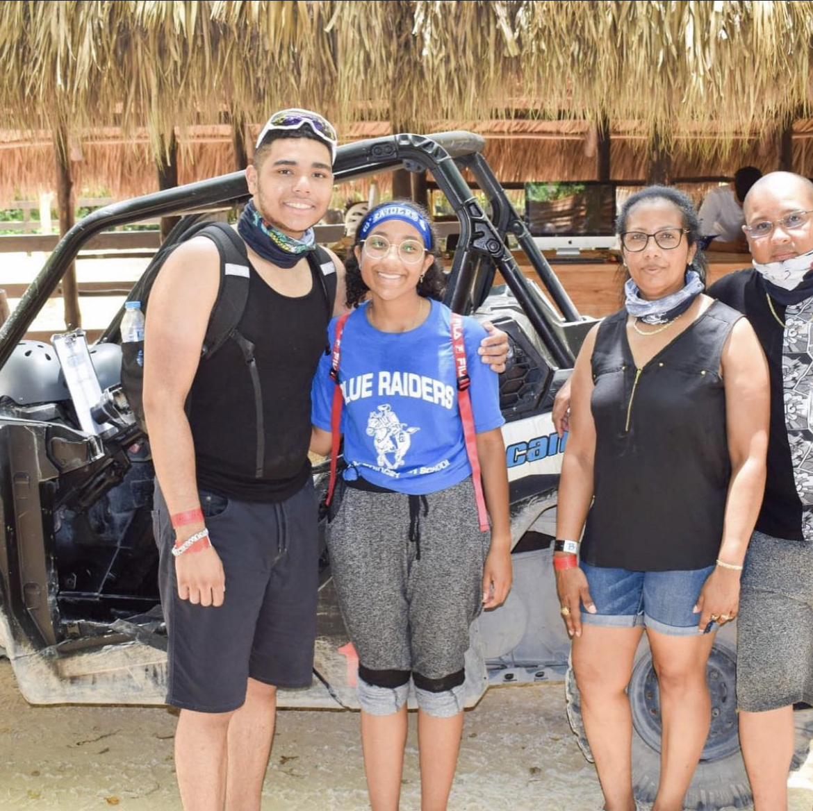 Group picture before Buggy ride at Scape Park